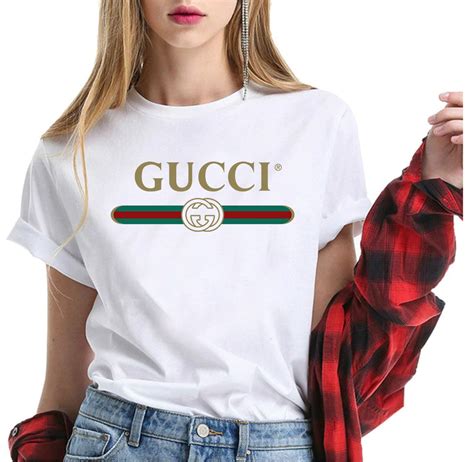 brown gucci shirt womens|vintage Gucci t shirt women.